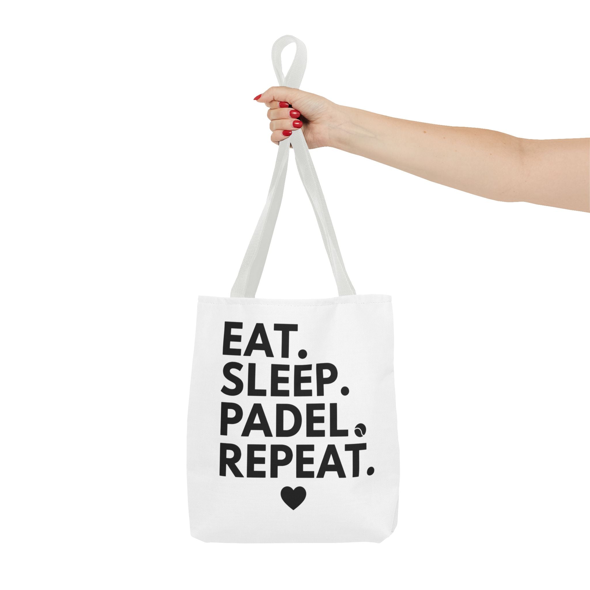eat. sleep. padel. repeat. tote bag