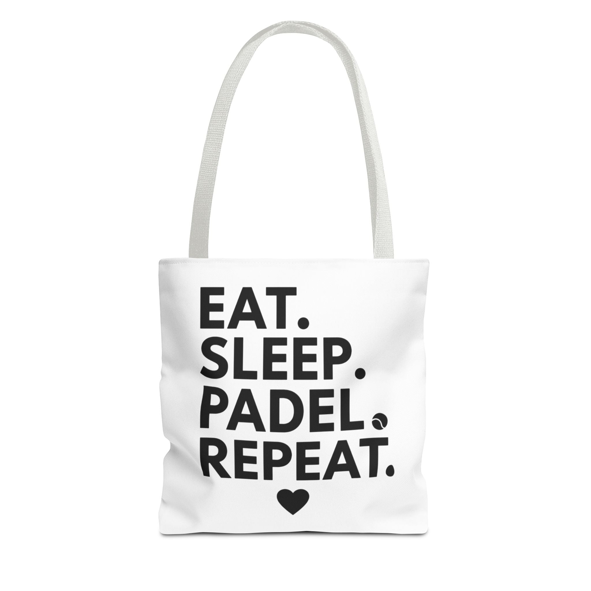 eat. sleep. padel. repeat. tote bag