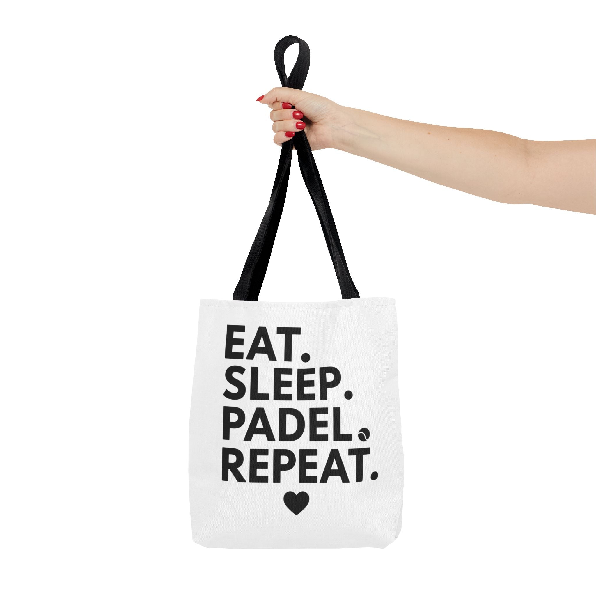 eat. sleep. padel. repeat. tote bag