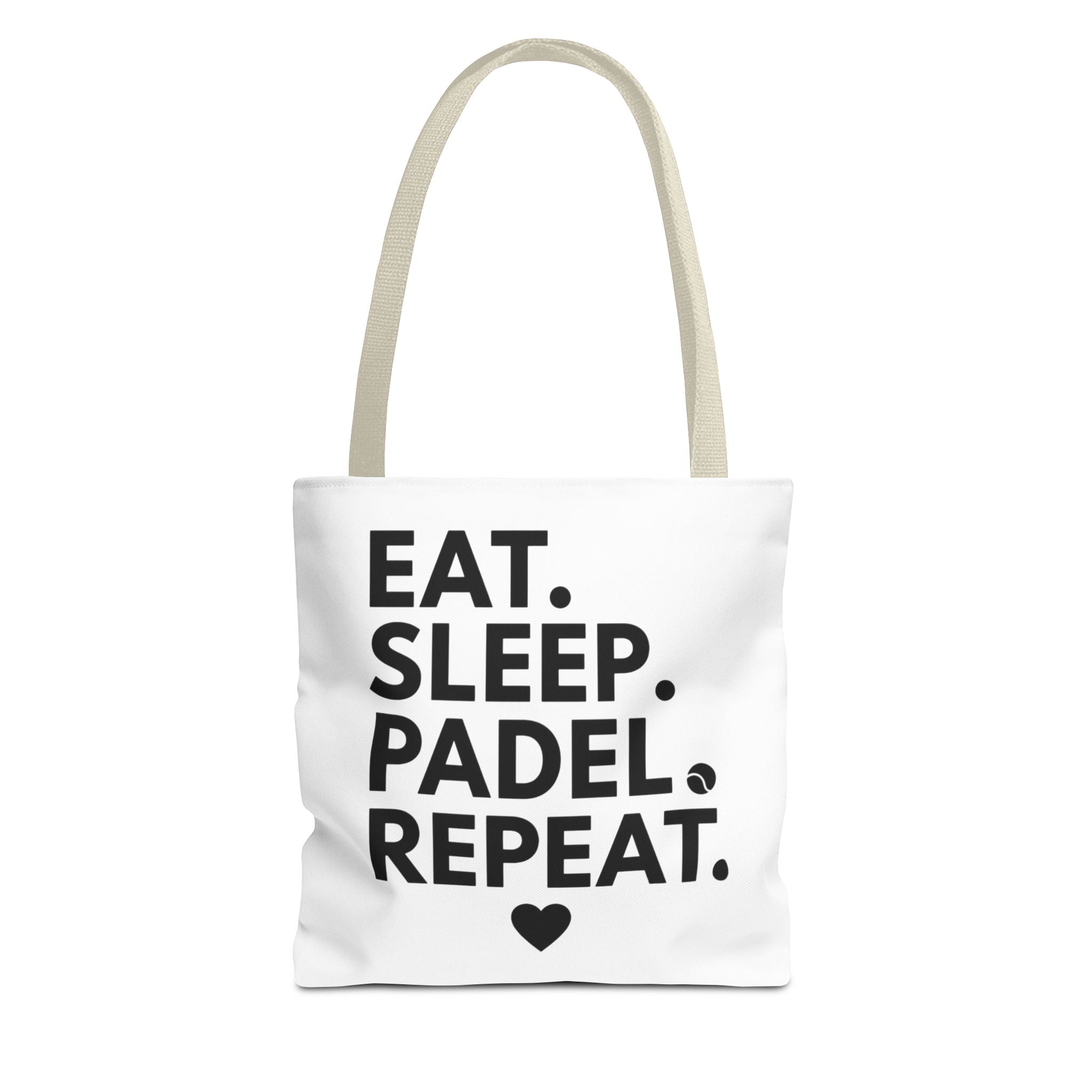 eat. sleep. padel. repeat. tote bag