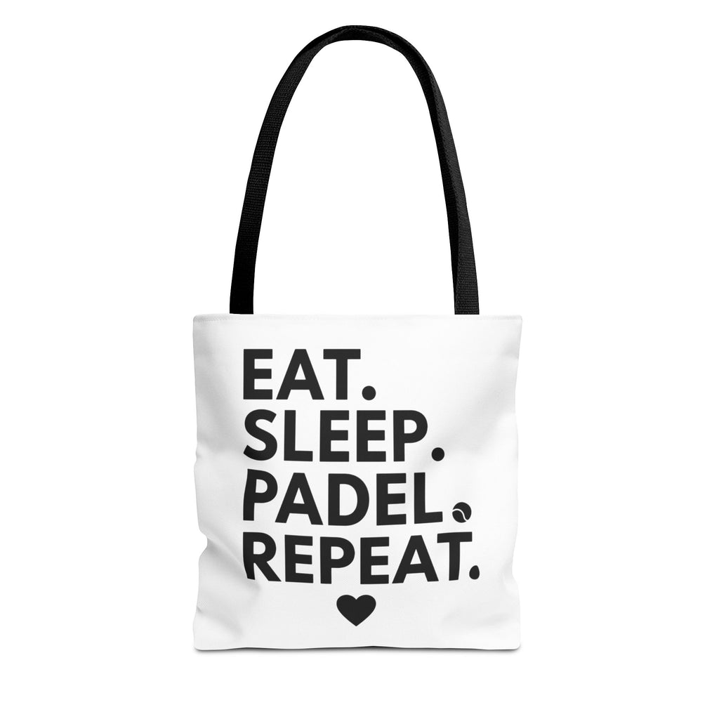 eat. sleep. padel. repeat. tote bag