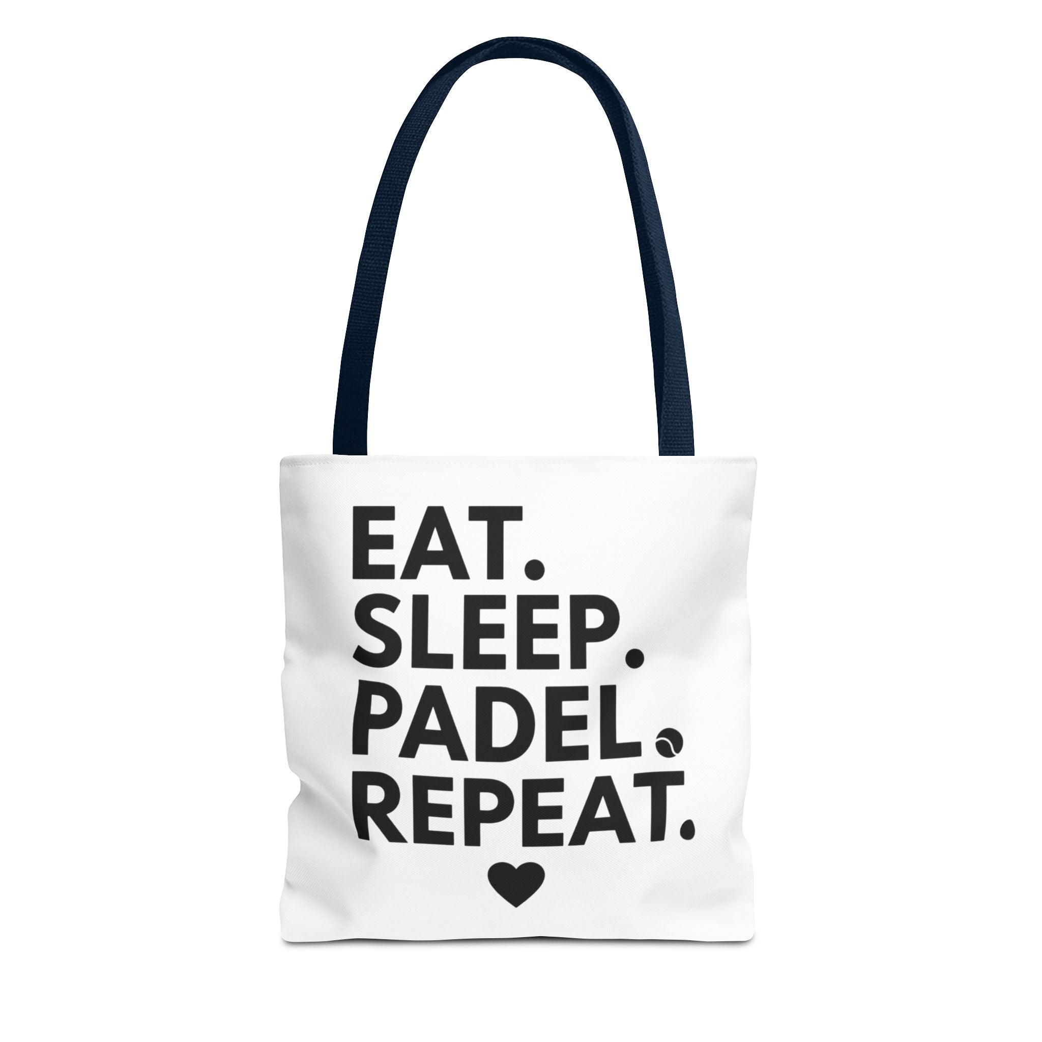 eat. sleep. padel. repeat. tote bag