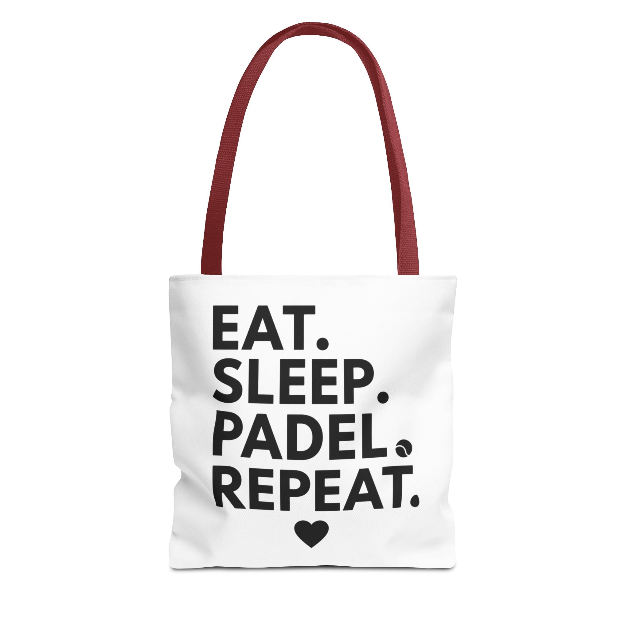 eat. sleep. padel. repeat. tote bag