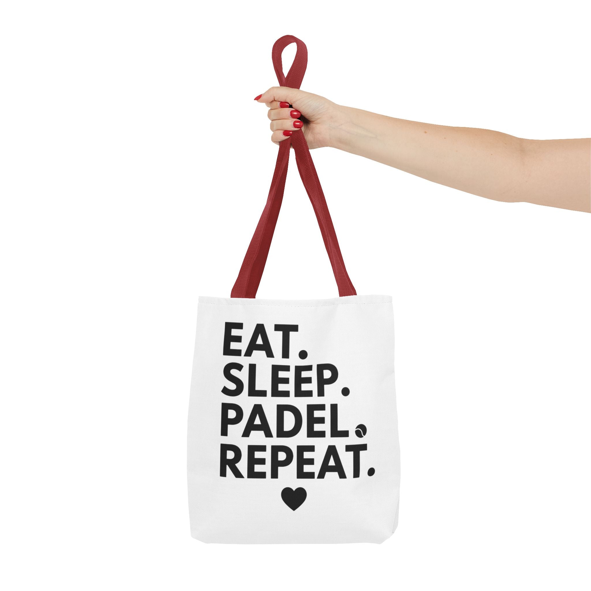 eat. sleep. padel. repeat. tote bag