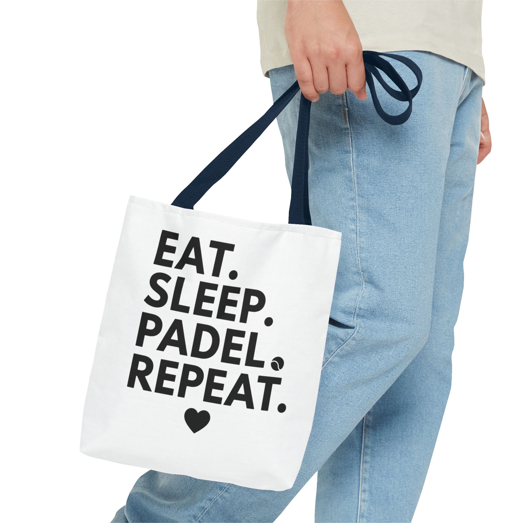 eat. sleep. padel. repeat. tote bag