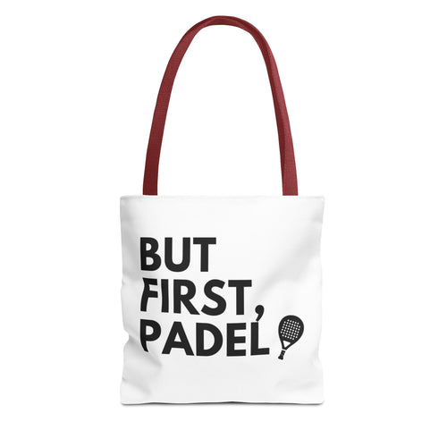 but first, padel tote bag