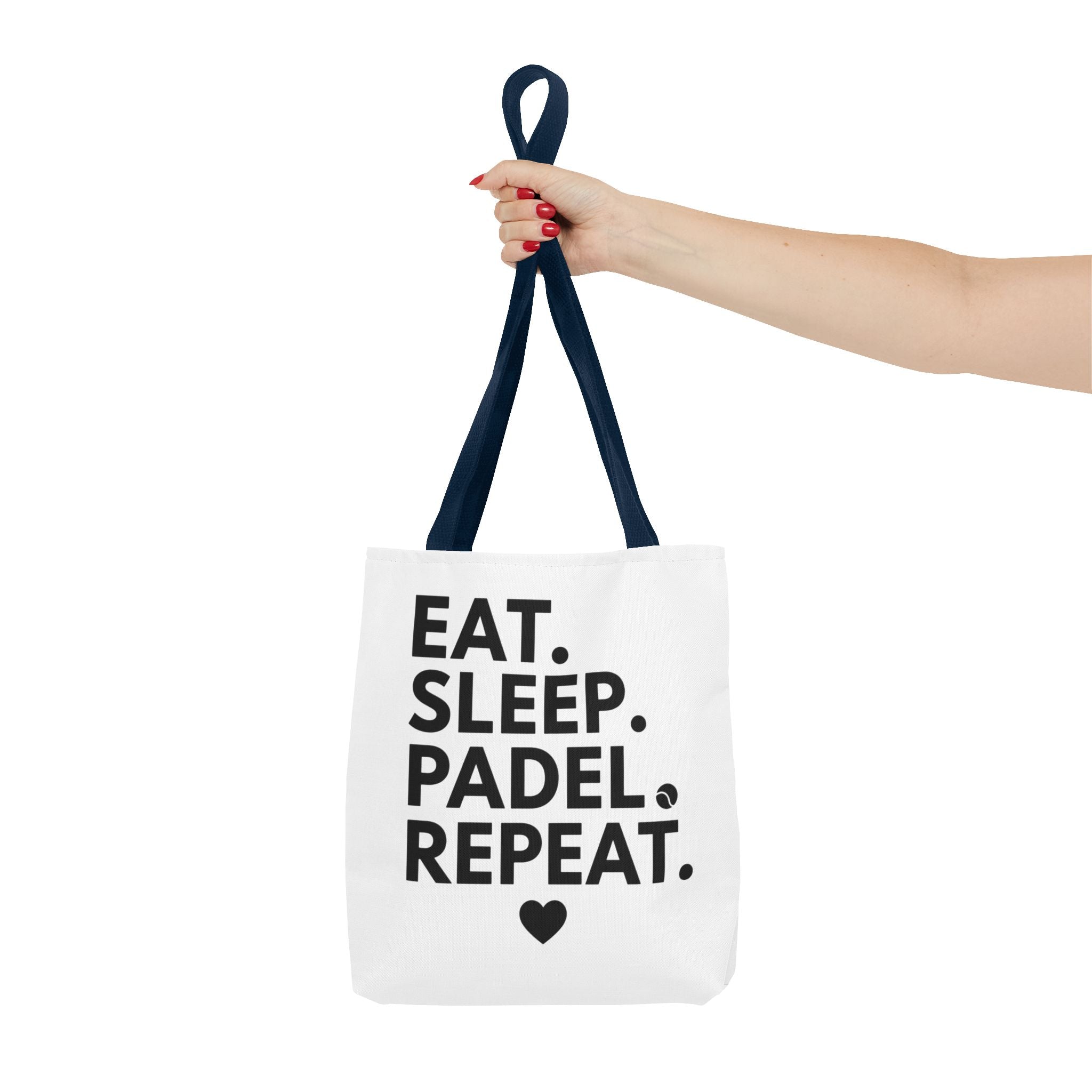eat. sleep. padel. repeat. tote bag
